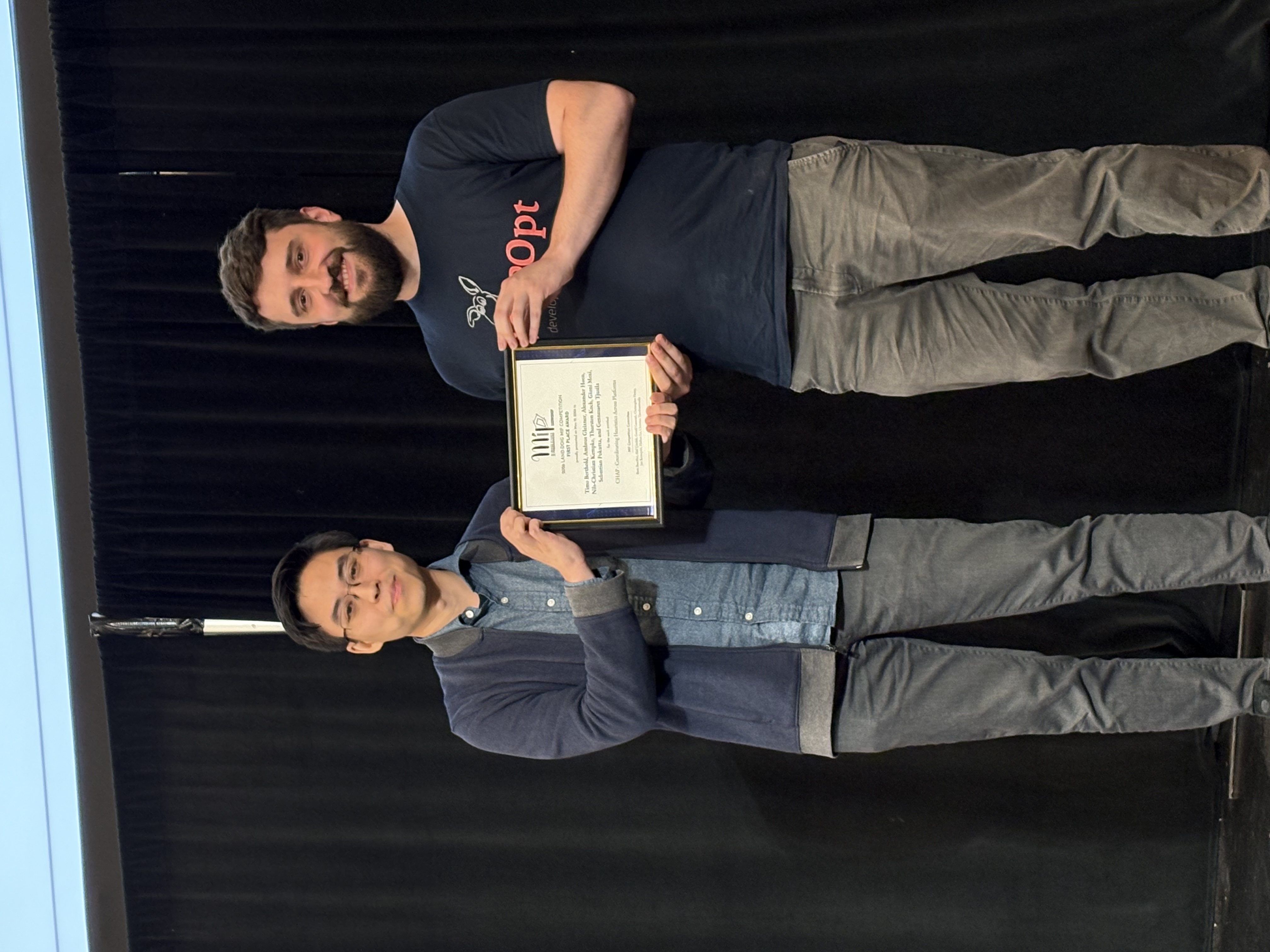 First place award